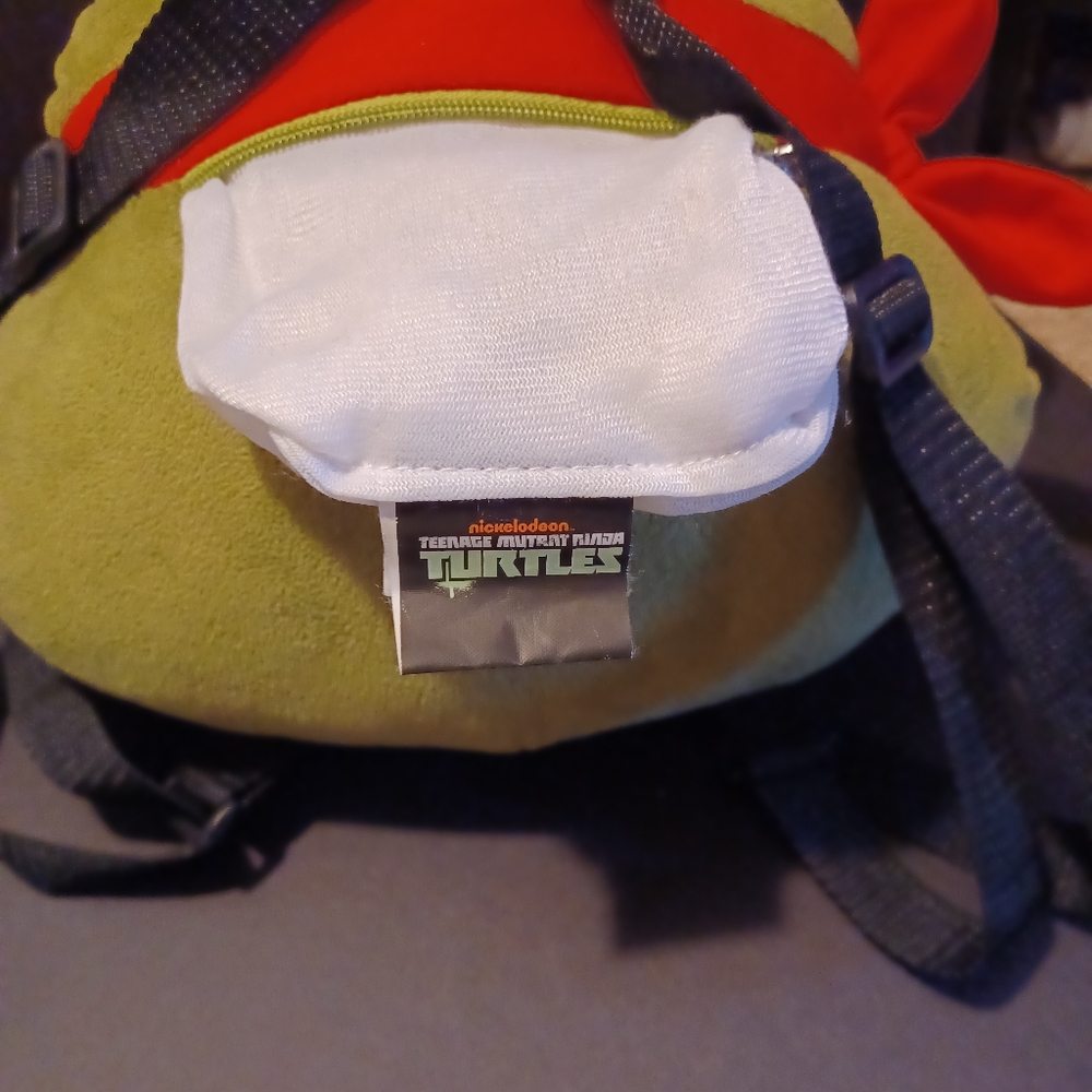 TMNT  Rafael plush backpack - Picture 4 of 6